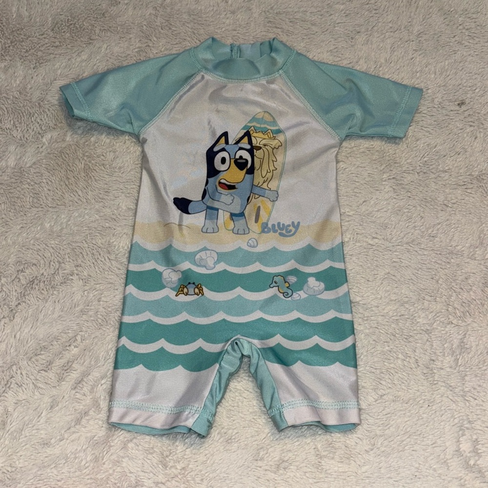Bluey rashguard swim 3-6 months